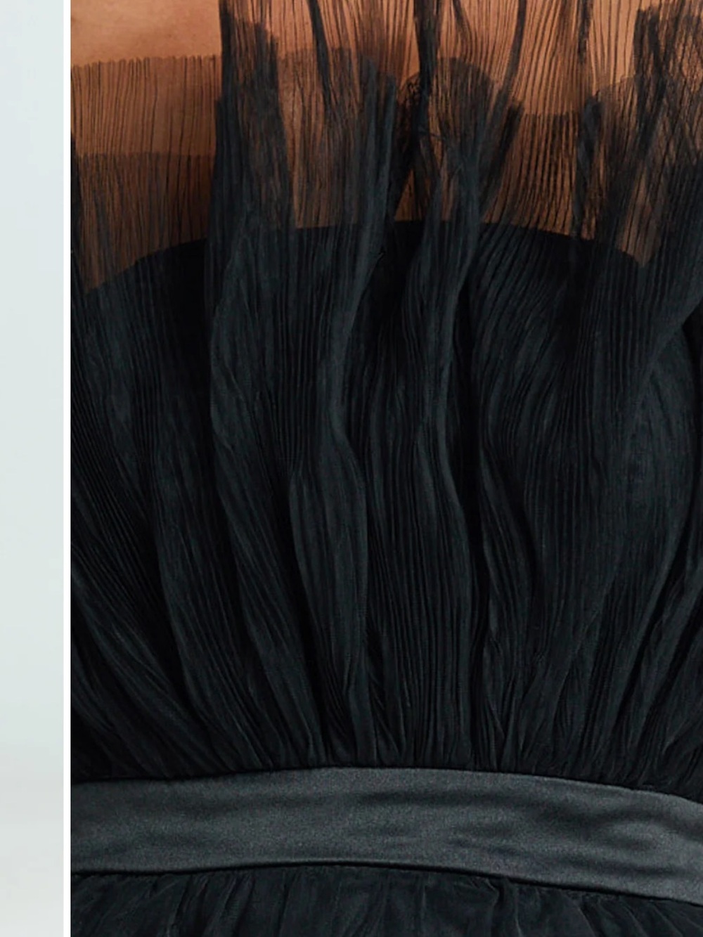 Showpo Amalya Mini Dress Tiered Tulle Fit And Flare Dress In Black - Picture 9 of 15